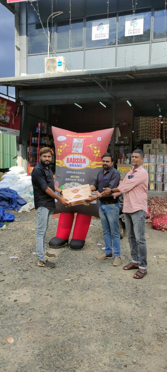 Retail promotion with mascot