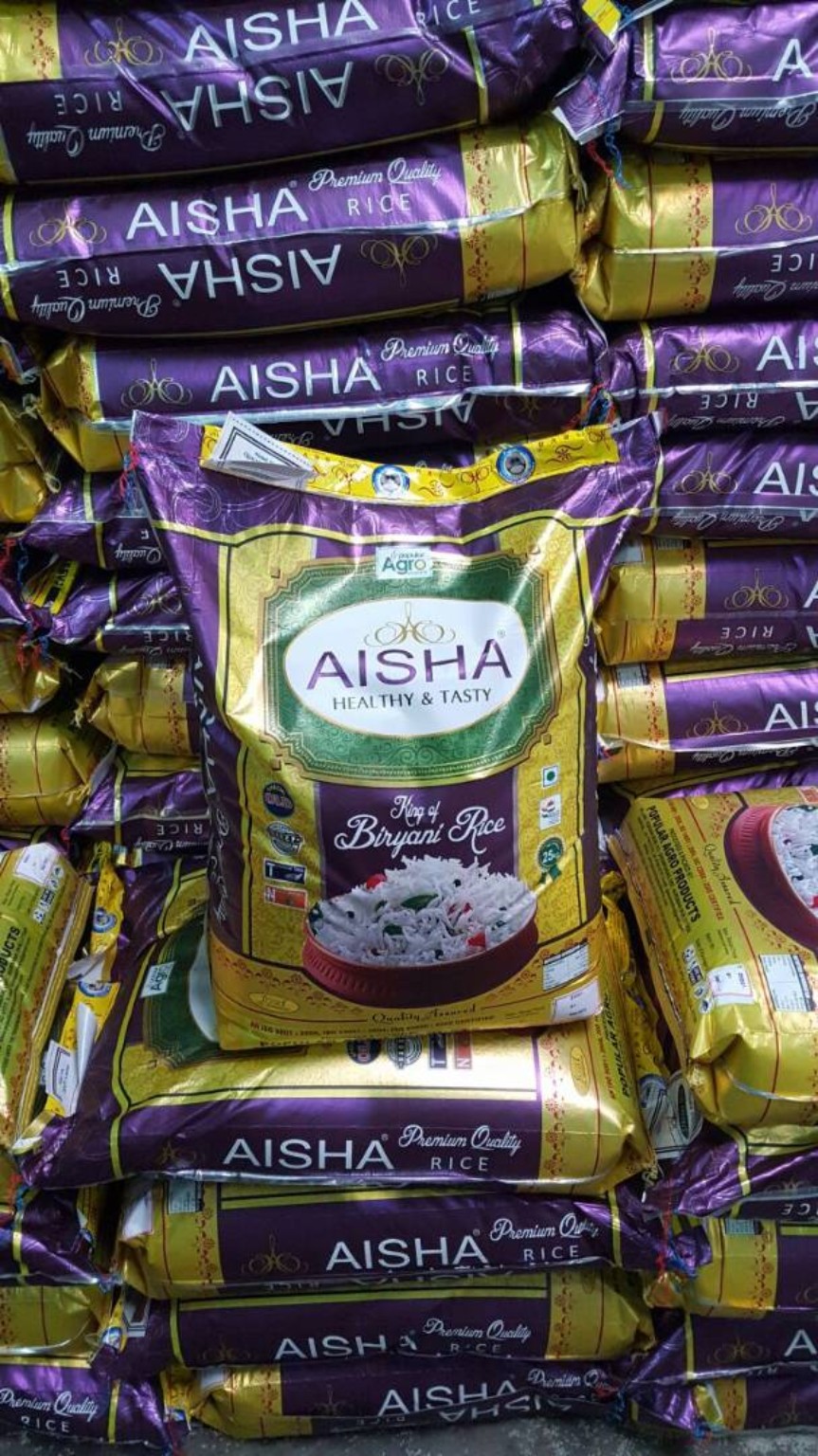 Aisha premium quality rice packs